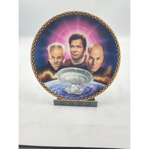 Hamilton Collection Star Trek Generations Plate - The Ultimate Confrontation‎